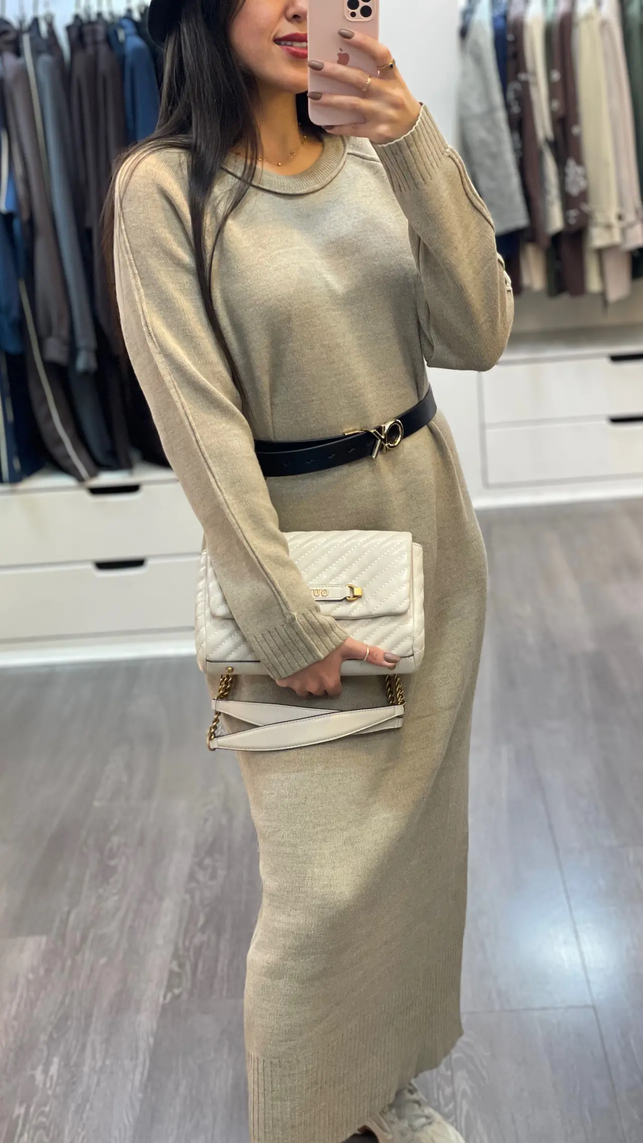 پیراهن بافت ترک طرح ساده